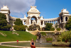 Shelli by Fountain in Marseille