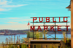 Sign at Pikes Market Seattle, WA
