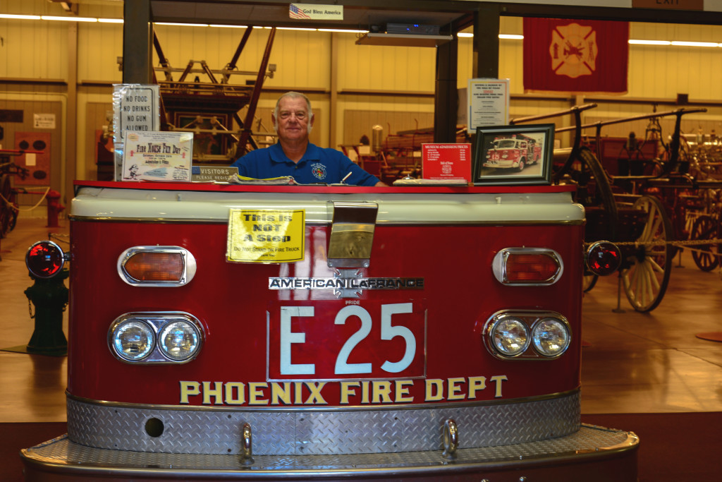 Ron & Reception Truck at The Fire Museum