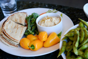 Hummus and Veggie Plate