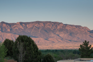 Sandia Mountains from Corrales, NM