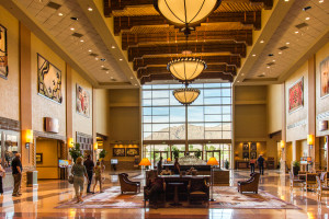 Lobby at Sandia Resort in Albuquerque, NM