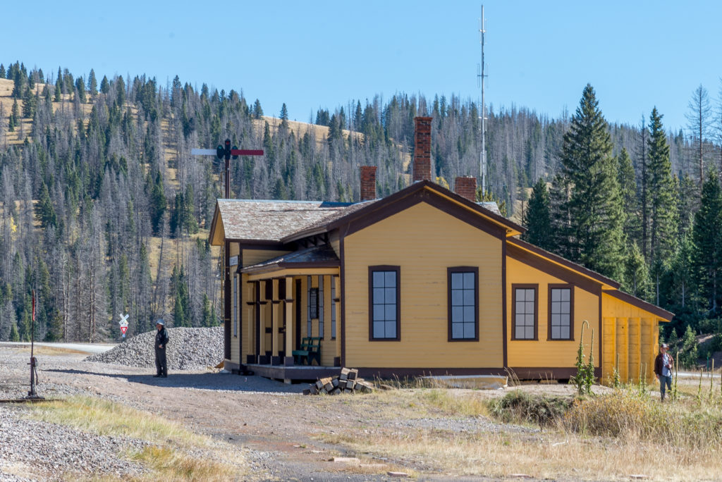 Cumbres Station on Cumbres and Toltec Scenic Railwat