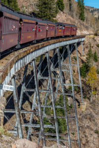 Cascade Trestle along the Cumbres and Toltec Railroad