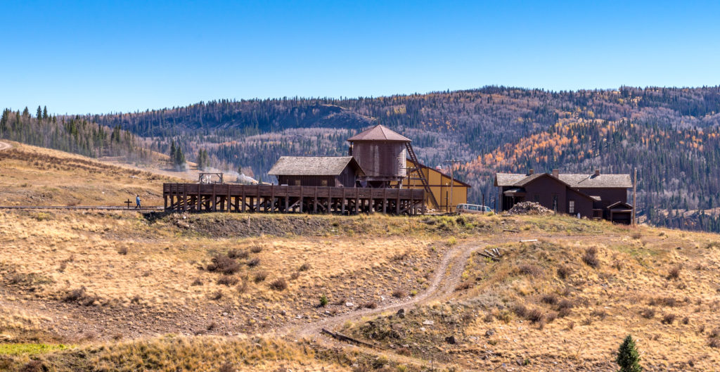 Osier station is located along the Cumbres and Toltec Scenic Railroad