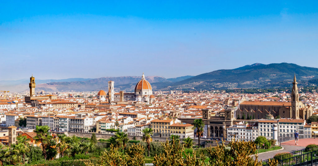 Florence as viewed from Michelangelo Piazza. Florence Must Visit - The Medici Chapel