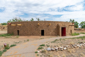 The Great Kiva while exploring the Aztec Ruins