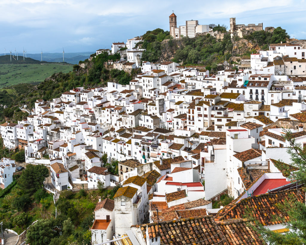 Casares is our first of five whitewashed Spanish hill towns of the Andalusia region of Spain