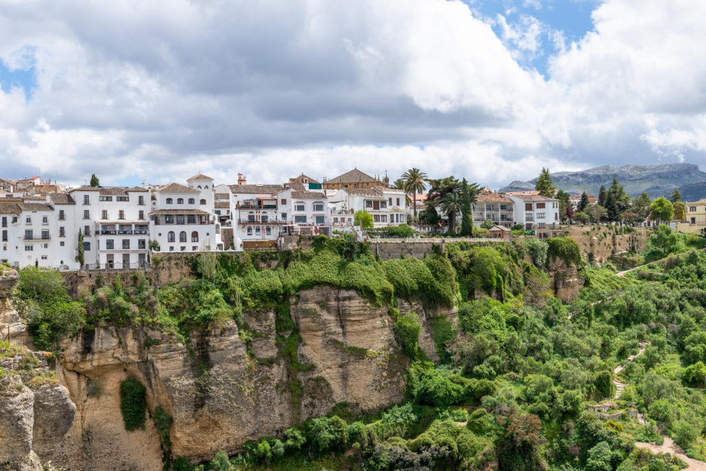 This largest of the whitewashed Spanish hill towns is Ronda, Spain